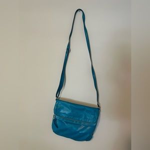 Blue crossbody bag